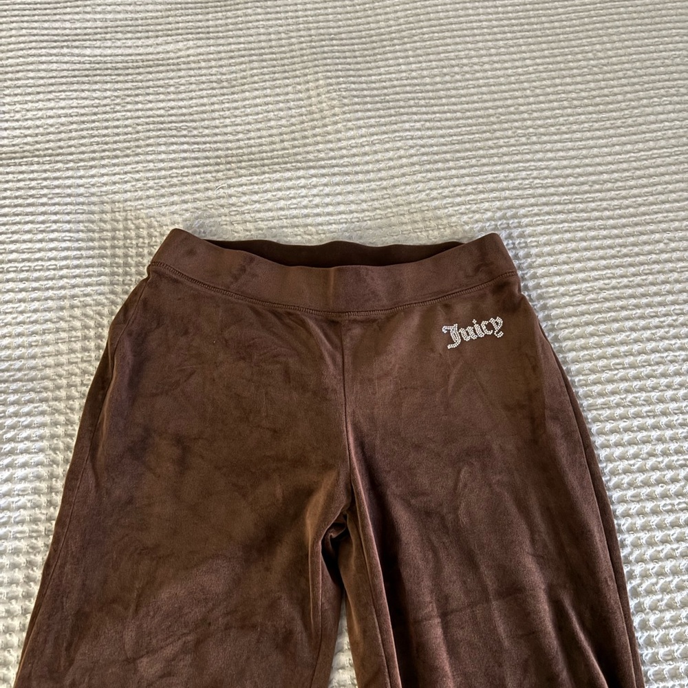 Juicy Couture Brown Velour Sweatpants